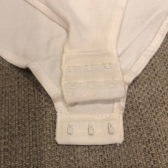 H&M white mesh cutout body suit - Picture 4 of 7